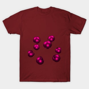 Red Particles Fractal T-Shirt